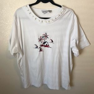 White Sailboat Bonworth Shirt (XL)